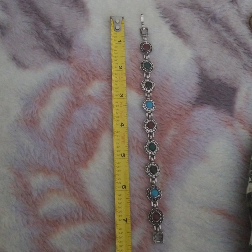 🌈🌟Vintage Fashion silver bracelet - Picture 5 of 6